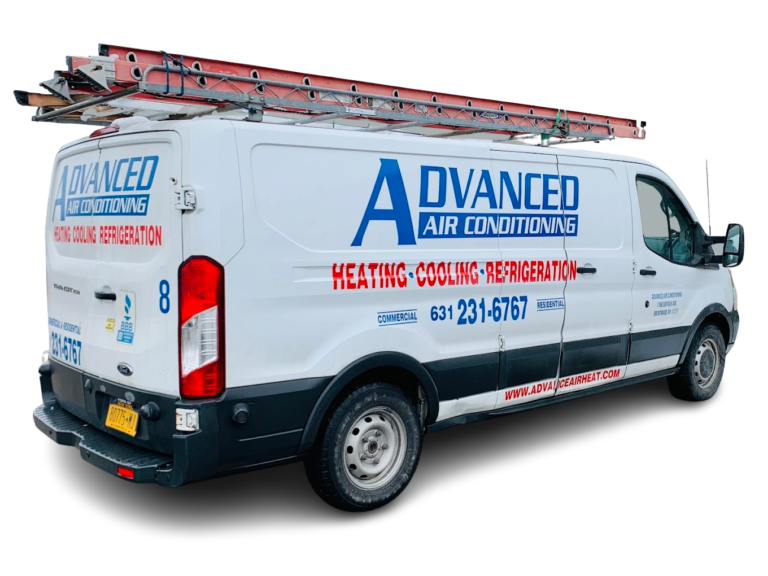 Advanced Air conditioning company logo Heating and A/C
